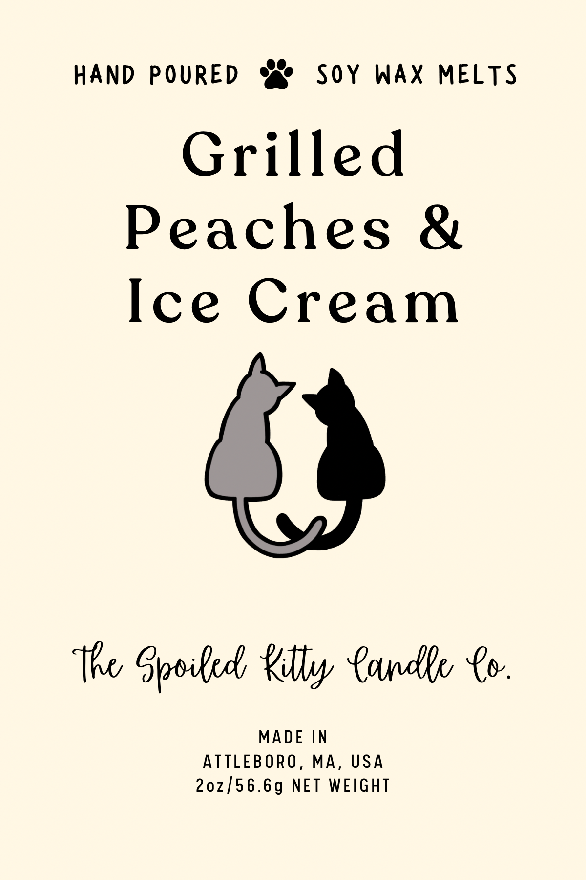 Grilled Peaches & Ice Cream