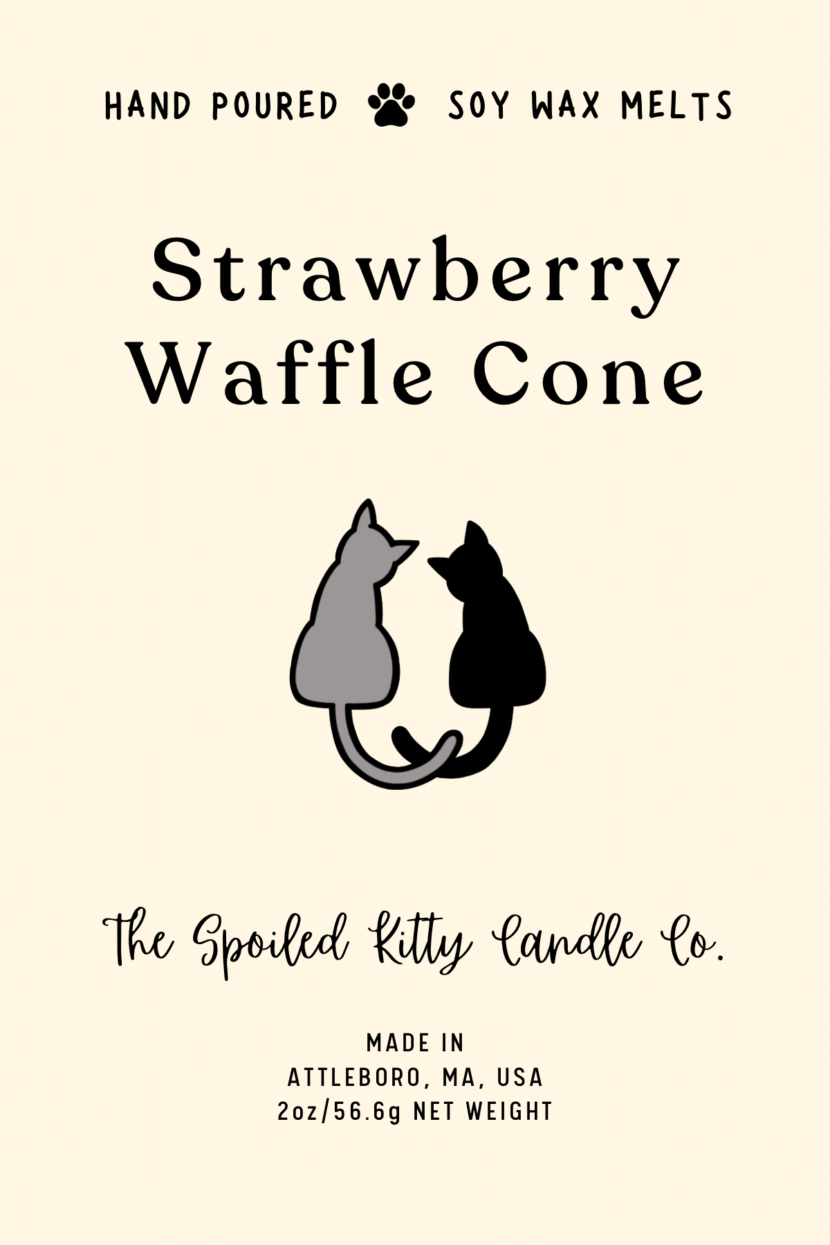 Strawberry Waffle Cone