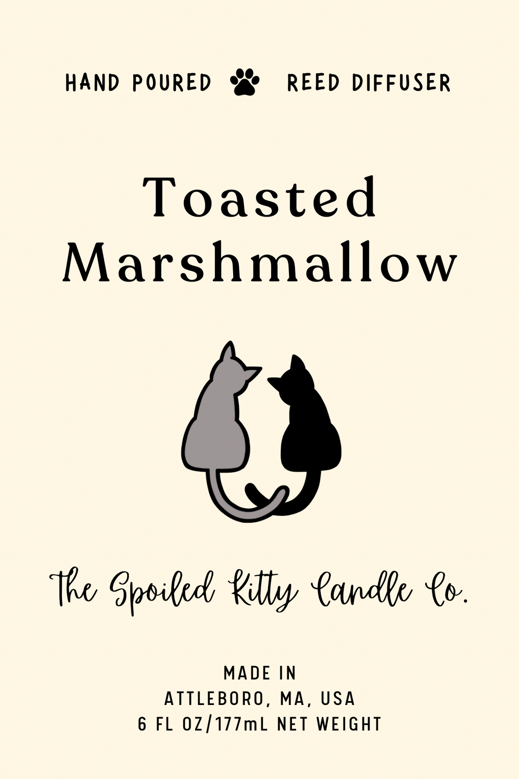 Toasted Marshmallow Reed Diffuser