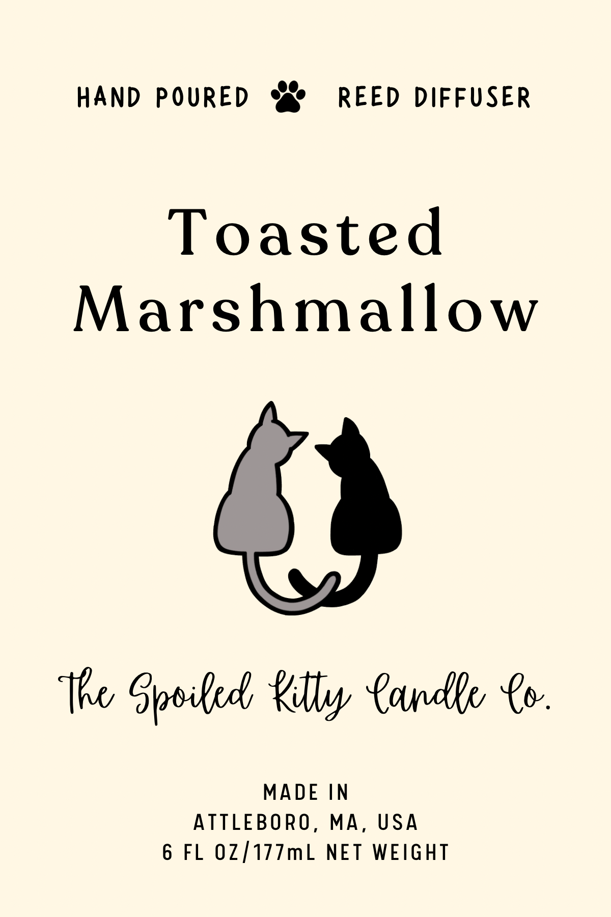 Toasted Marshmallow Reed Diffuser
